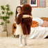 IKASA Giant Sloth Stuffed Animal, 30" Hanging Three Toed Plush Toy, Cute Fluffy Gift for Kids