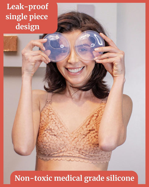 Idaho Jones Breast Milk Collector Shells | Soft Milk Catchers | Don't Waste Your Milk in Nursing Pads, Save it