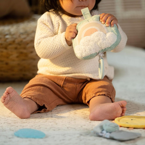 Ingenuity Set 2 Calm Springs Soothing Essentials Gift - Musical Toy, Rattle, Mirror, Teethers for Baby