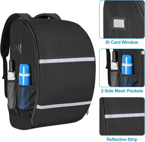 Car Seat Stroller Travel Bag for Doona - Padded Backpack with 8mm Pearl Cotton, Black