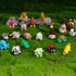 21 3D 21 Monjita Pcs Printed Easter Eggs with Pcs Mini Animal Figurines Inside, Flexible Articulated Fidget Wigglitz