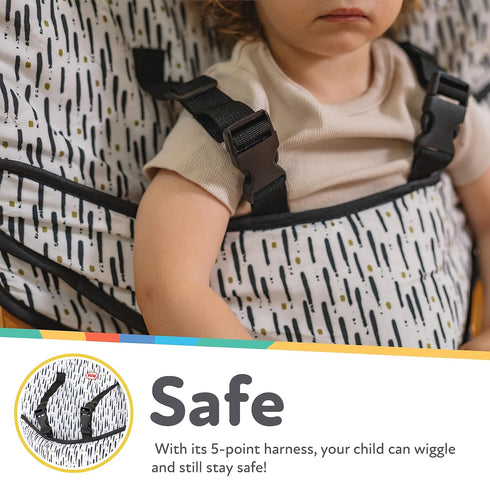 Nuby On The Go Toddler Portable Travel Chair: Adjustable Straps for Babies and Toddlers, Folds for Storage
