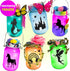 Craftelle 8 9 10 11 12 8-10 Light-up Unicorn Fairy & Mermaid Lanterns Craft Kit Valentines Day Craft Kits for Year Old
