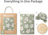 Set Girl|100% Miaoberry Daisy Garden Spring Floral Muslin Swaddle for Baby Organic Cotton Blanket with Matching