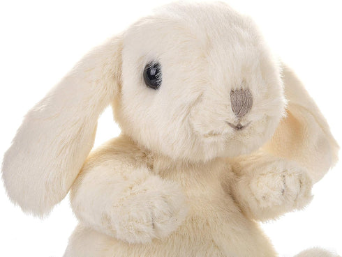 DILLY DUDU Cream Bunny/Rabbit Stuffed Animal Plush Toy - 6-Inch Soft Toy