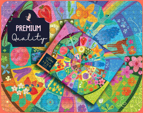 1000 1000 Summer 28 20 inches Elena Essex Puzzles Pieces - Spring Wheel, Jigsaw Puzzles Pieces, Spring Puzzle, Color