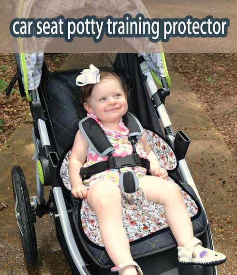 Gulissa 2 Pack 6 4 Piddle Pad - Potty Training Car Seat Protector, Waterproof Car Seat Cover for Car Seats & Strollers