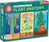 Mudpuppy Plant Anatomy Science Puzzle Set - Three 100-Piece Puzzles with Colorful Illustrations, Ages 6+