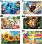6 Pack 36 Large Piece Puzzles for Seniors, Dementia Alzheimer's Products Activities