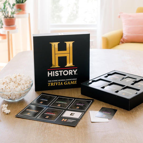 HISTORY Channel Trivia Game - 2000+ Fun General Knowledge Questions for Adults, Family & Teens, Perfect Party Game