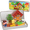 Farm Animal Magnetic Building Blocks Travel Toys, 35PCS Magnetic Cubes for Kids