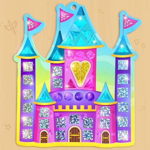 Set 3,4,5,6,7,8 Imagimake Mirror Mosaic Princess & Unicorn Kids Art | DIY Art & Craft Kits | Foil Stickers for Kids |