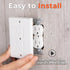 4-Pack Self-Closing Outlet Covers Baby Proofing for Standard Single Screw & Decorator 2-Screw Outlets