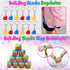 12 Packs 122 LINAYE Building Blocks Party Favors - Pcs Birthday Party Favors Supplies with Goodie Bags, Animals