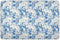 siphylline White Blue Mottled Retro Extra Large Resuable Potty Training Pad Water Resistant