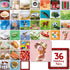 72 PCS Daily Items Matching Game, 36 Designs Everyday Objects Memory Cards