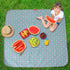 Splat Mat for High Chair, 42x46 Inch, Waterproof Anti-Slip Portable Feeding Table Cloth for Baby Mealtime & Playtime