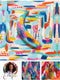 Ceaco - Etta Vee - Banana - Oversized 300 Piece Jigsaw Puzzle, 19 x 19