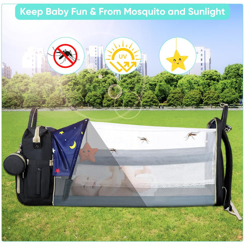 Backpack,Baby ZRSUN Baby Diaper Bag Shower Gifts, Multifunctional Travel Diaper Bag, Gifts for Mom with Portable Diaper