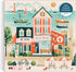 Galison Beside The Sea 500 Piece Puzzle - Fun Activity with Bright Artwork of Village and Sea Scenery