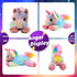 10" Easfan LED Unicorn Plush Light-up Stuffed Animal with Colorful Night Lights Glow in the Dark Birthday Festival
