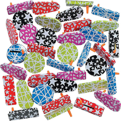 Fun Express Bulk Metal Noise Makers for Sporting Events - 50 Pack
