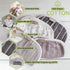 WeeSprout Unisex Organic Cotton Burp Cloths Set of 4, Ultra-Absorbent Layers, Button Transforms into Baby Bib, Machine