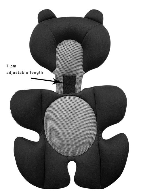 G Ganen Black Bear Comfort Cushion for Stroller and Seat