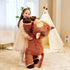 IKASA Giant Highland Cow Stuffed Animal Plush Toy, Large 33" Cute Fluffy Jumbo Soft Toys, Gifts for Kids