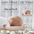 Sweet Jojo Designs Vintage Floral Boho Girl Baby Satin Fitted Crib Sheet Infant Newborn Nursery Toddler Bed Room