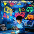 Kids,2 1 Theme,2 MINGKIDS Night Light for in Rotating Projector Lamp with Dino&Vehicles Ways to Charge,Baby Night Light