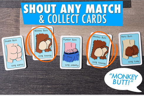 Fast Paced Card Game - Funny Family Game for 2 to 8 Players, Includes Card Holder & 71 Cards
