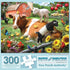 Bits and Pieces - 300 Piece Jigsaw Puzzle for Adults - 'Cow and Goats' - Large Piece Farm Jigsaw by Larry Jones - 18" x 24"