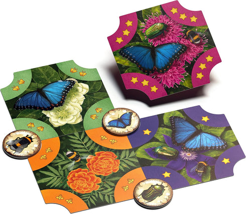 Pollen Board Game - Tile Laying Game for 2-4 Players - 40 Minute Play Time (Base Game)