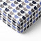Bacati Elephant Blue, Navy, Grey - 100% Cotton Boys Universal Baby Crib or Toddler Bed Fitted Sheet