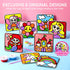 8 4-9 JOVA Klever Kits Air Dry Clay Painting, Air Clay Kit for Kids, Pre-grooved Filling and Original Designed Boards