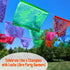 Lucha Libre Mexican Party Decorations, Papel Picado Banner (Plastic, 16-ft) for Birthdays, BBQs, Wrestling Events