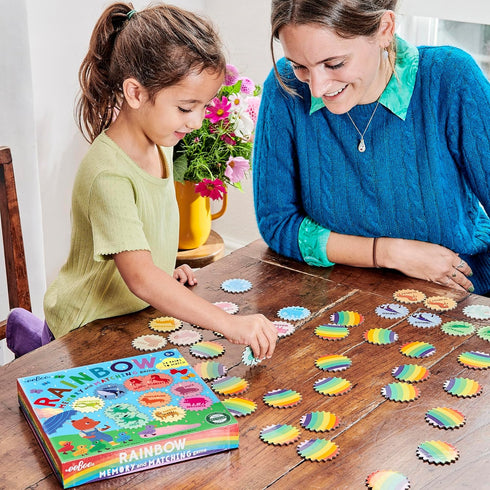 eBoo Rainbow Memory and Matching Game, 1 EA