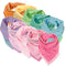 HonestBaby Organic Cotton Bandana Drool Bib Multi-Packs, 10-Pack Rainbow Girl, One Size