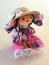 ALKIMIA INC Mexican Handmade Traditional Maria Farmer Rag Doll, 7 inches