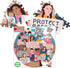 eeBoo Piece and Love Climate Action 500 Piece Round Jigsaw Puzzle for Adults and Families, Glossy Sturdy Pieces.