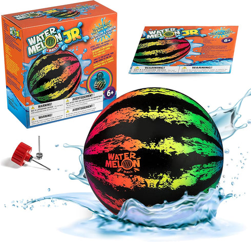 Watermelon Ball JR - Durable Pool Toy for Underwater Games, Perfect for Water Parties, Ages 6+