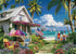 Beach House Puzzles Summer Puzzle 1000 Piece for Adults, Seaside Retreat Jigsaw Puzzles Ocean puzzles, Seashore House Puzzle Challenging Jigsaw Puzzles As Home Decor