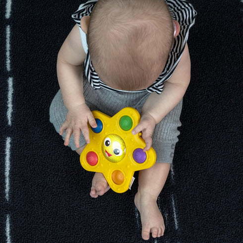 Baby Einstein Ocean Explorers Pop & Glow Starfish Light Up Sensory Toy for Babies Ages 6 Months and Up