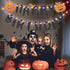 Halloween Happy Birthday Banner with Pumpkin Decorations, 8 Modes LED String Lights for 1st Kids Birthday Supplies