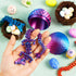8Pcs 3D JOYIN Printed Dragon Eggs with Laster Color Dragon, Articulated Magic Toys, Easter Basket Stuffers for Kids