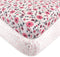 Hudson Baby Unisex Baby Cotton Fitted Crib Sheet, Botanical, One Size