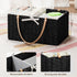 Angelhood Large Paper Rope Diaper Caddy, Baby Essentials Organizer, Portable Baby Shower Baskets Gift Bin, Car Storage