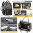 GAIVP Backpack Vacuum Compression Diaper Bag, Expandable Waterproof Baby Travel with Insulated Pockets, Wet-Dry