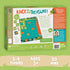 Peaceable Kingdom Race to the Treasure! Cooperative Path Building Game for 2 to 4 Kids, Ages 5+